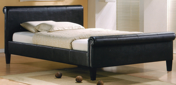 FAUX LEATHER BEDFRAME