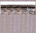 DIAGRAM: A sprung edge is a 4" bed of springs that cushions your mattress.